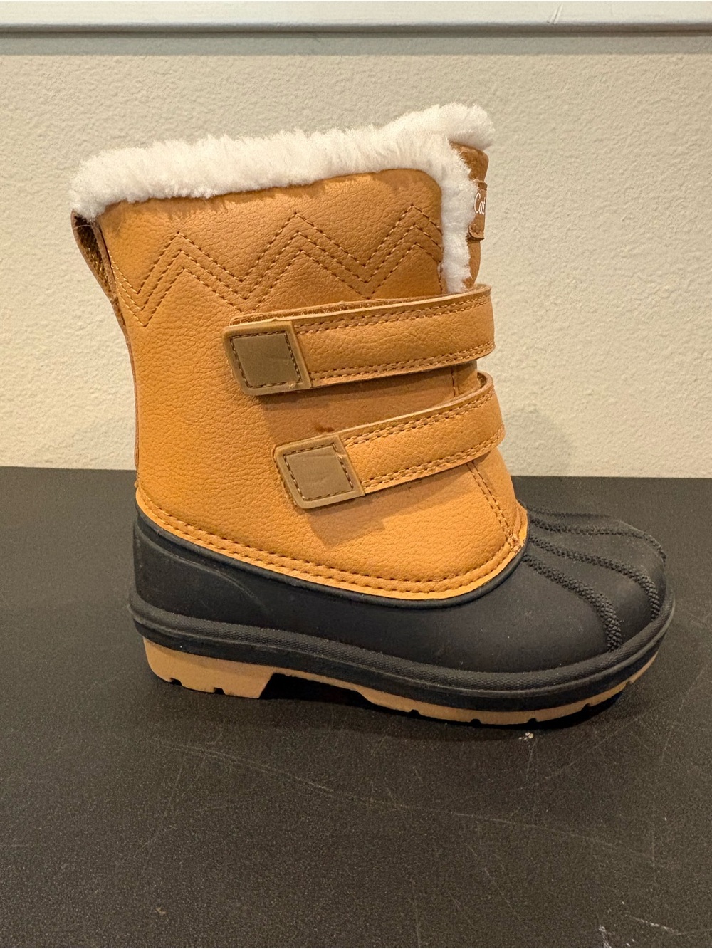 Cat & Jack Toddler Denver Waterproof Winter Snow Boots Tan Cognac Multiple Sizes - Picture 2 of 16